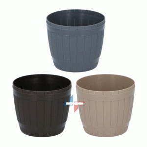 Barrel flowerpots