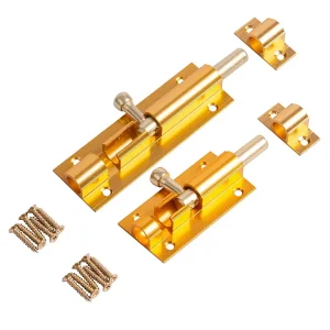 2pc Aluminium Barrel Bolt Set - 2" & 3" BH119