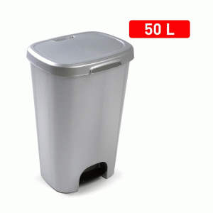 Plasticforte 50L Pedal Bin & Lid