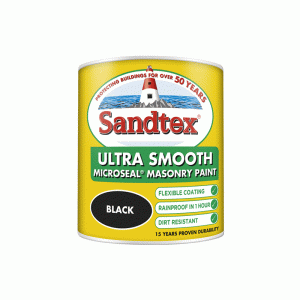 Sandtex Smooth Masonry 1L Black