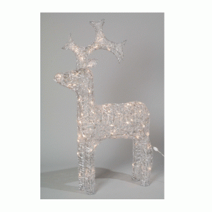 Kaemingk LED Outdoor Acrylic Reindeer 90cm Warm White