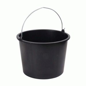 Black Plastic Bucket 20 Litres
