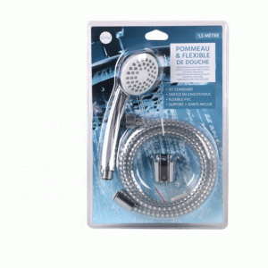 Hand Shower 1 Jet / PVC Hose 150cm Flexible 150cm