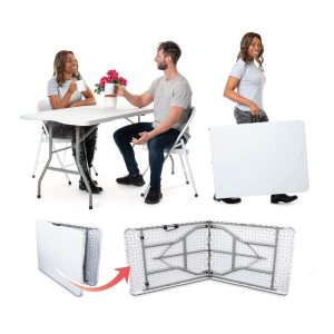 6ft Folding Heavy Duty Table 180 x 75 x 74cm TC502