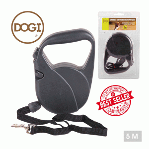 Automatic Black Dog Leash 5 Metres
