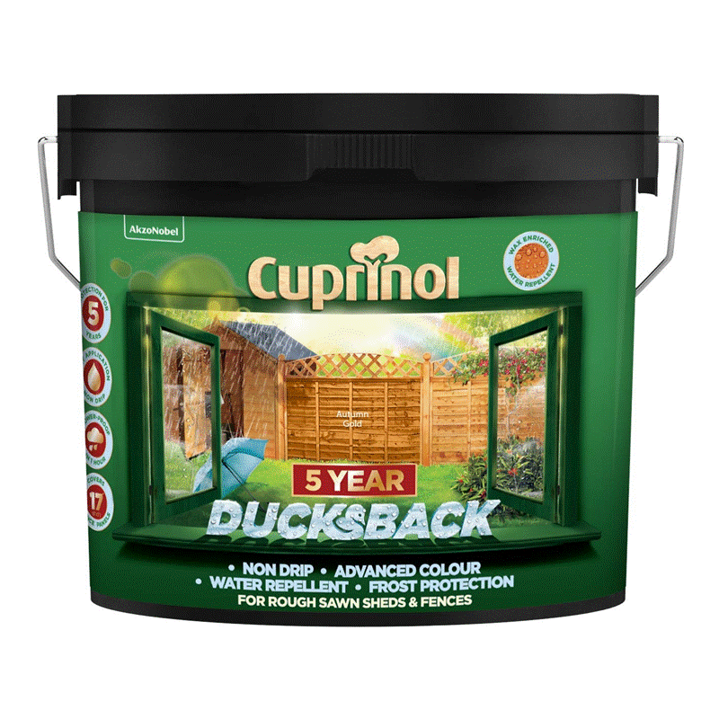 Cuprinol 5 Year Ducksback 9 Litre – Hardware Heaven