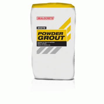 Sealocrete Powdered Grout 2.5kg White