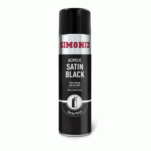 Simoniz Spray Paint - Satin Black (Aerosol) 500ml