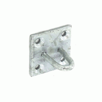 Securit Staple On Plate 50mm Galvanised