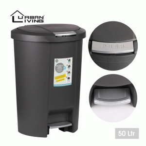 50lt Oval Pedal Dust Bin