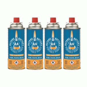 Brightspark 4 Pack Butane Gas Cartridges 220g