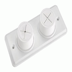Croydex Cloth Holder - Ivory Double
