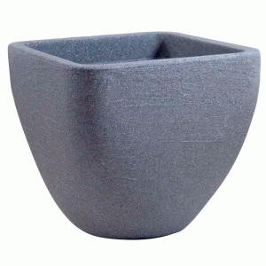 Sankey Square Top Round Base Planter Granite