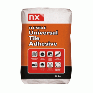 Norcros Stone White Universal Flexible Tile Adhesive 20kg