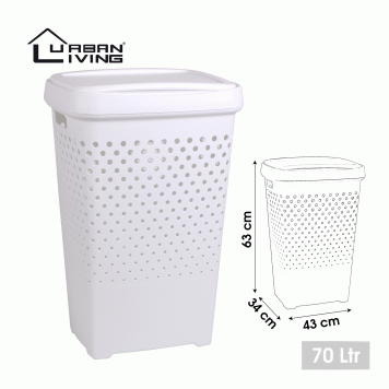 70lt Laundry Basket Urban Living