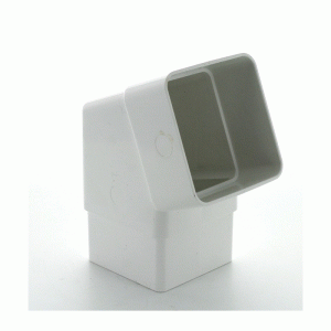 Hunter Square Downpipe Offset Bend White