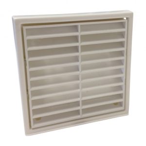 Manrose Fixed Grill 4" White
