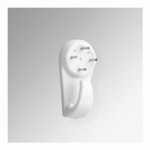 10pc 40mm Large Hard Wall Picture Hook Set HA111