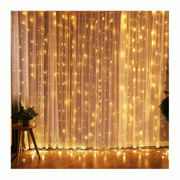 Warm White 300 LED String Curtain Light - USB Powered sl201