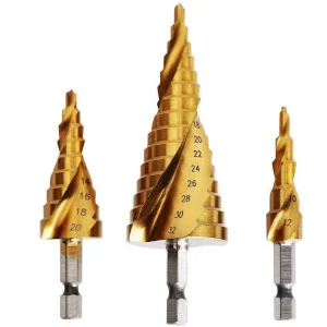 3pc Step Drill Set - Titanium Coated DB152