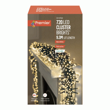 720 Led Cluster Warm White Premier