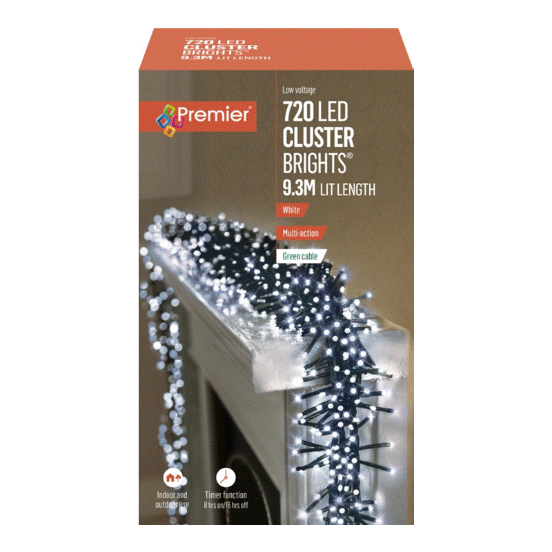 720 Led Cluster White Premier