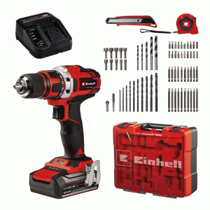 Einhell 18V Drill Friver + 69 Piece Accessory Kit | Ein4513955
