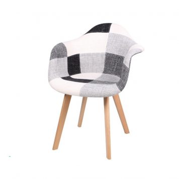 Urban Living – Patchwork dining room chairs with backrest