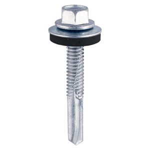 Self-Drilling Screws - Hex - For Light Section Steel - Zinc - with EPDM Washer