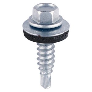 Stitching Screws - Hex - For Sheet Steel - Zinc
