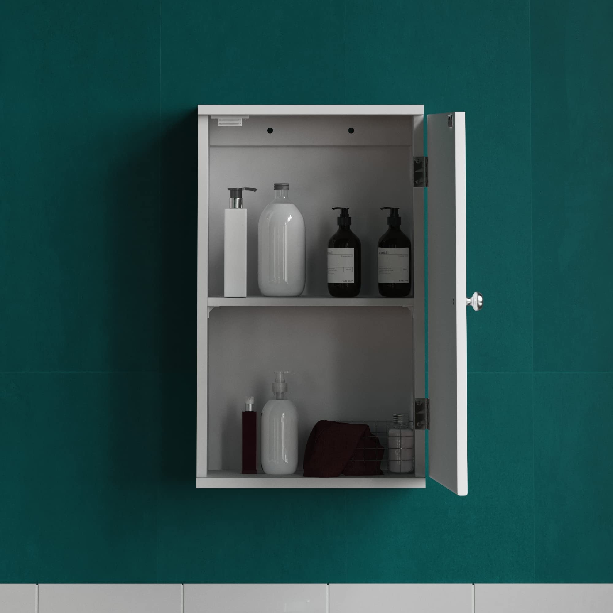 Vida Bathroom Priano 1 Door Wall Cabinet