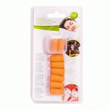 Earplugs foam 8pcs+plastic