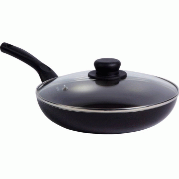 Frying pan w/glass lid, D28cm