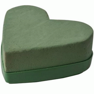 Floral foam Heart 13x12x5cm