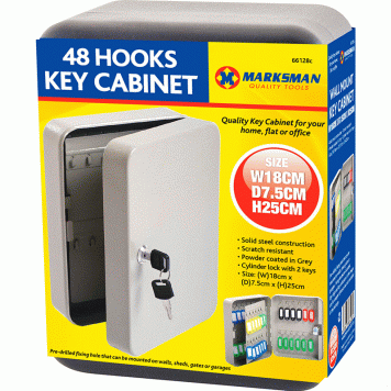 48pc 10" Key Box with Hooks