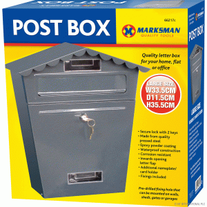 Large Letter Box Grey