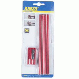 Pencil set 5pcs inc sharpener