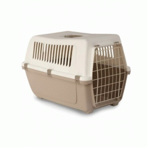 Pet Carrier Vision Taupe H41 cm Metal Grill H41cm