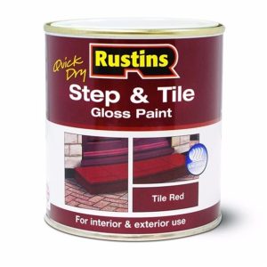 Rustins Quick Drying Step Tile Red