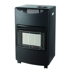 DeVielle Black Mobile Gas Cabinet Heater 4.2kw