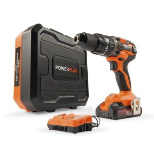 Impact drill - screwdriver 20V - incl. battery 20V 2.0Ah and charger POWDP15210 PowerPlus