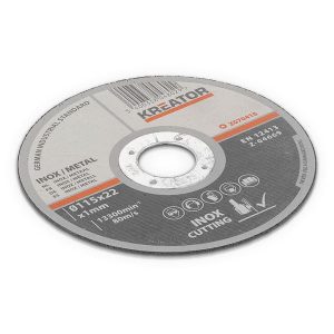 Cutting disc metal-inox Ø 115 1,2mm - 6 pcs KRT070410 Kreator