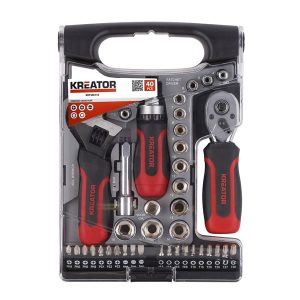 Socket set 40 pcs KRT500116 Kreator