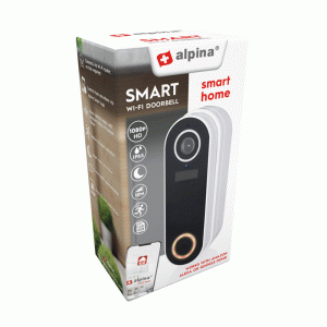 Smart video doorbell FHD 1080p Alpina