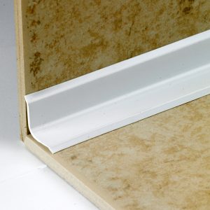 Tile Rite Basic Bath Trim/Seal White 22.5 x 22.5mm x 1.8mt