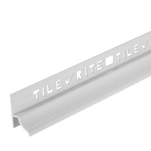 Tile Rite Heavy Duty Bath Trim/Seal White 1.8mt