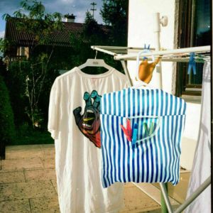 Hanging Fabric Peg Bag Prima