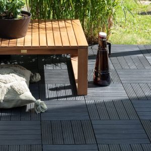 MultyHome Deck Tile Cosmopolitan Graphite (6pk) 30x30cm