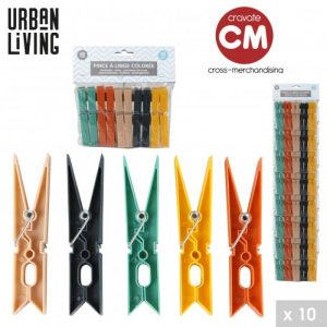10pk plastic clothes pegs urban living