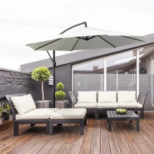 Free-hanging Floating Parasol - Champagne - 300cm